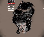 A map detailing all stunt locations, including stunt jumps (Image via Rockstar Games)